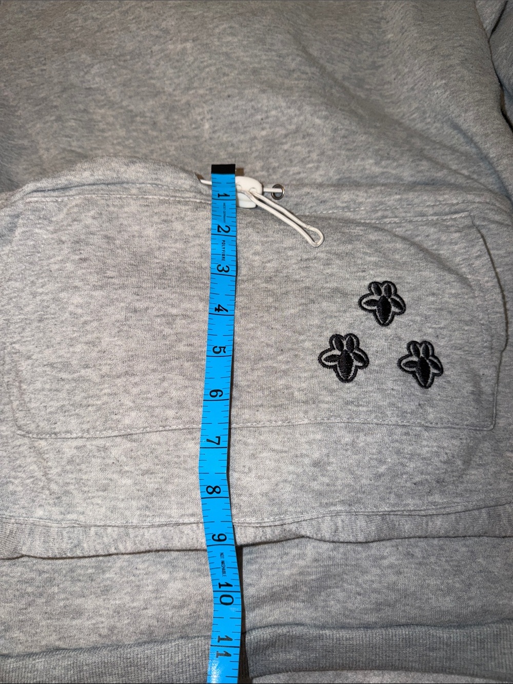 Pet Carrier: Hoodie & Kangaroo Pouch, Fleece Lined, Interior Zip Supply Pocket - Picture 12 of 12